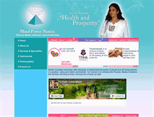 Tablet Screenshot of mindpowermatrix.com